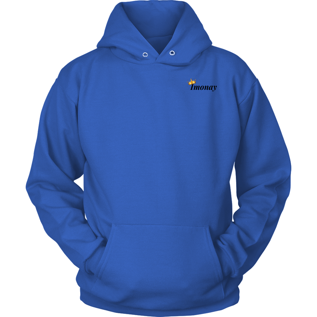 Imonay Logo Unisex Hoodie (Bigger Logo-Left Chest)