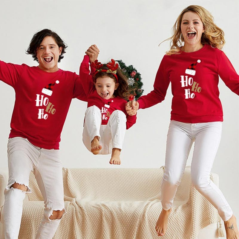 Matching Family "HO HO HO" Shirts