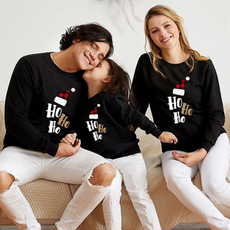 Matching Family "HO HO HO" Shirts
