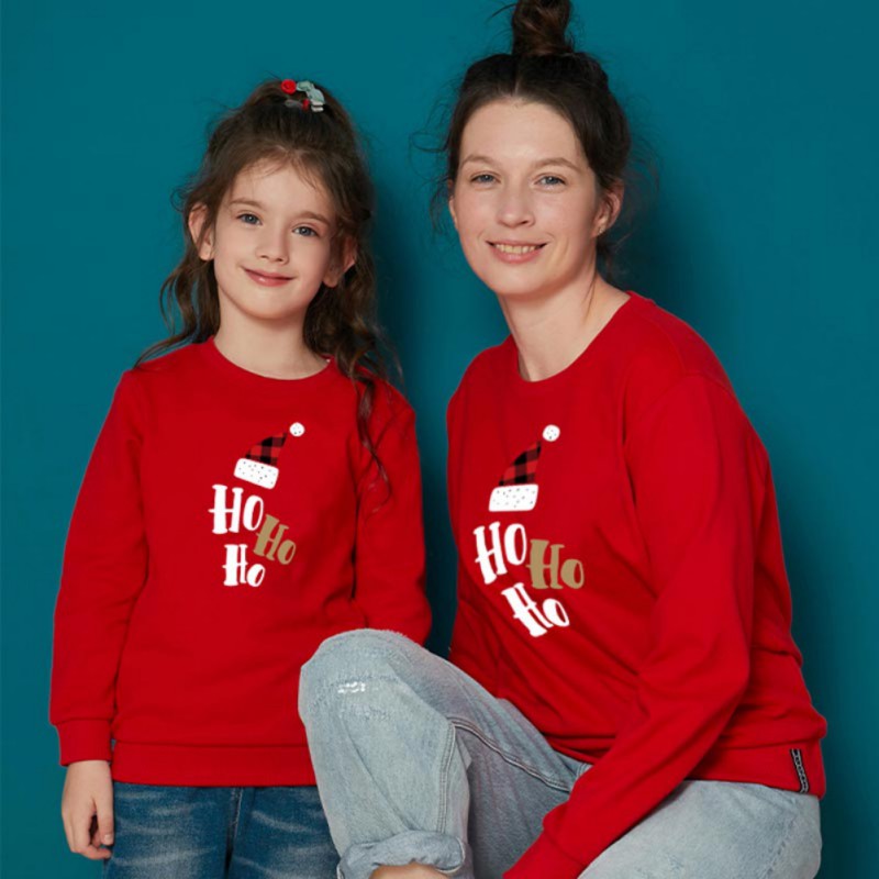 Matching Family "HO HO HO" Shirts