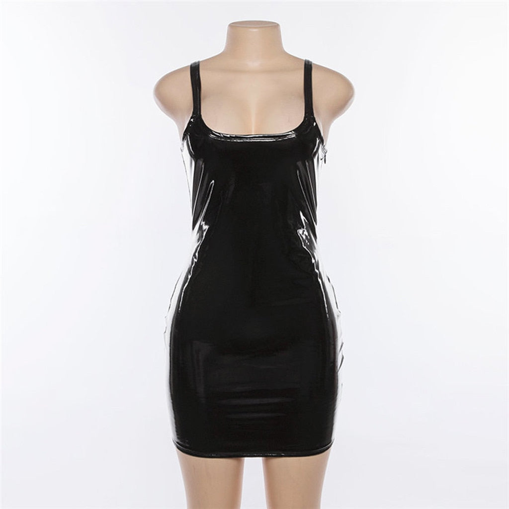 Women's Leather Short Dress