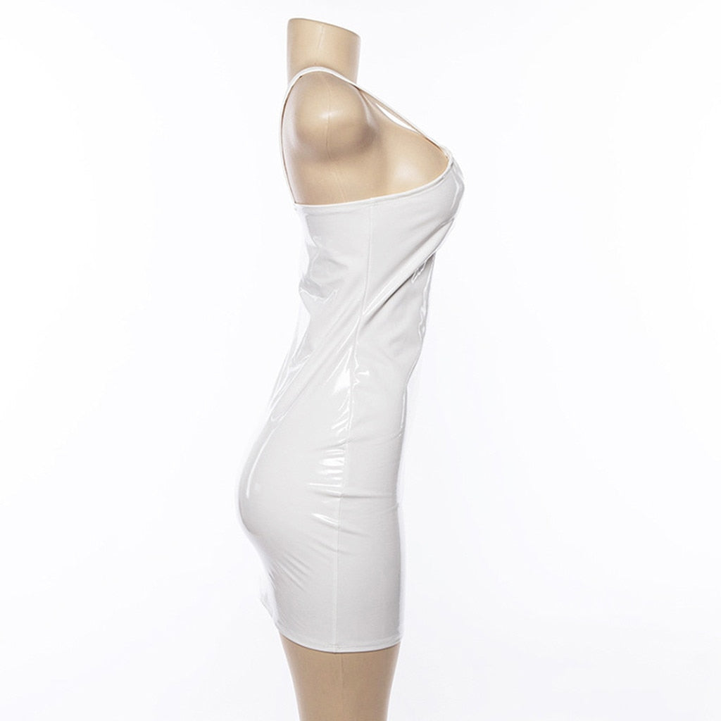 Women's Leather Short Dress