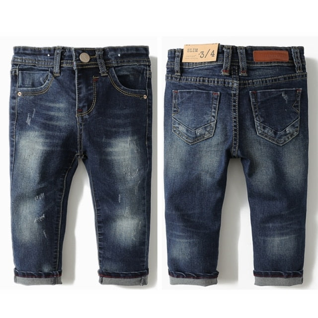 Kids Denim Cotton and Stretchy Jeans