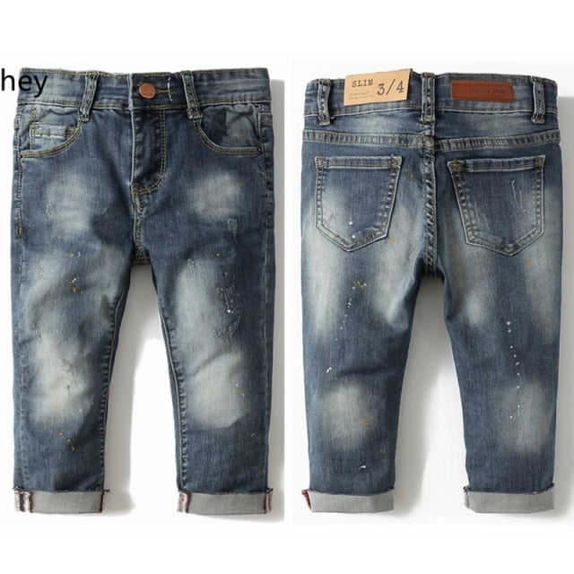 Kids Denim Cotton and Stretchy Jeans