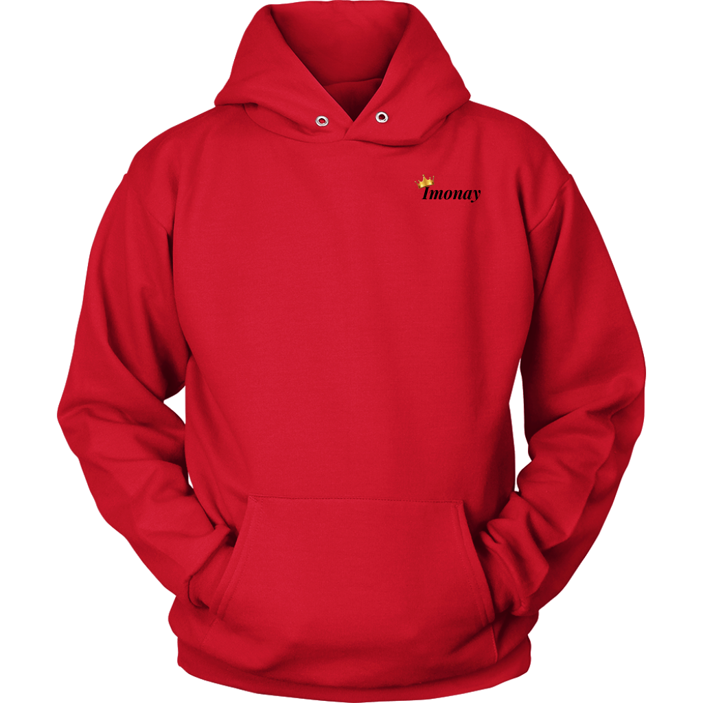 Imonay Logo Unisex Hoodie (Bigger Logo-Left Chest)