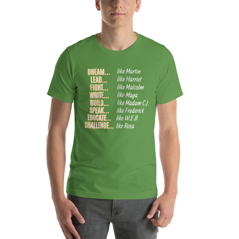 Unisex Black History Month T-Shirt (Gold)