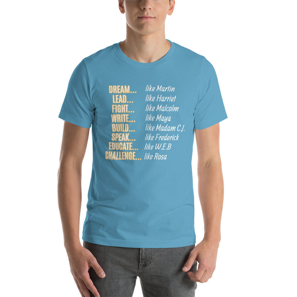 Unisex Black History Month T-Shirt (Gold)
