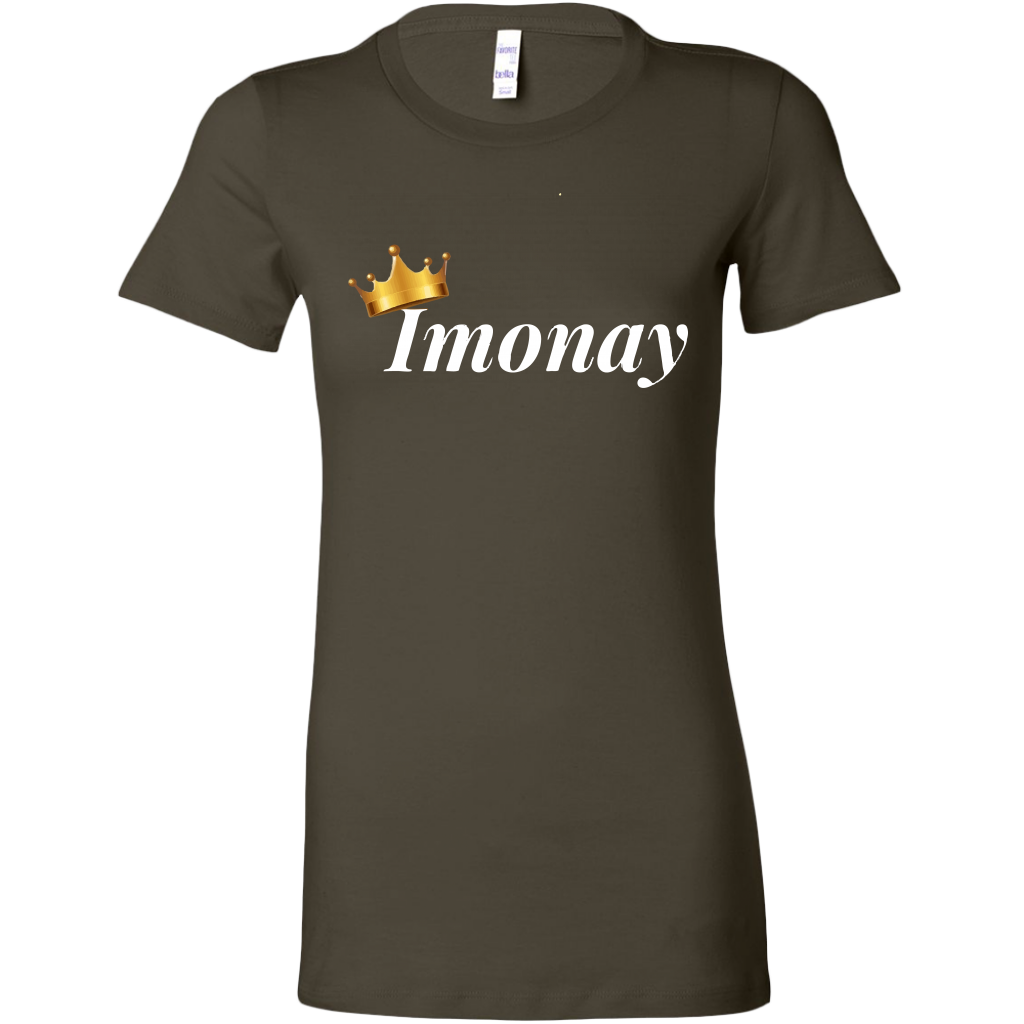 Imonay White Logo Bella T-Shirt