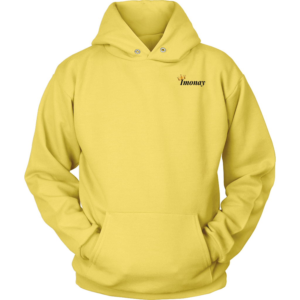 Imonay Logo Unisex Hoodie (Bigger Logo-Left Chest)