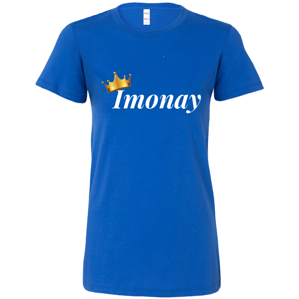 Imonay White Logo Bella T-Shirt