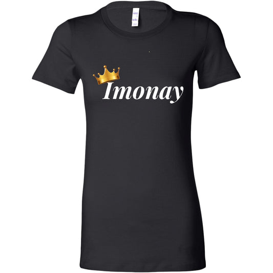 Imonay White Logo Bella T-Shirt