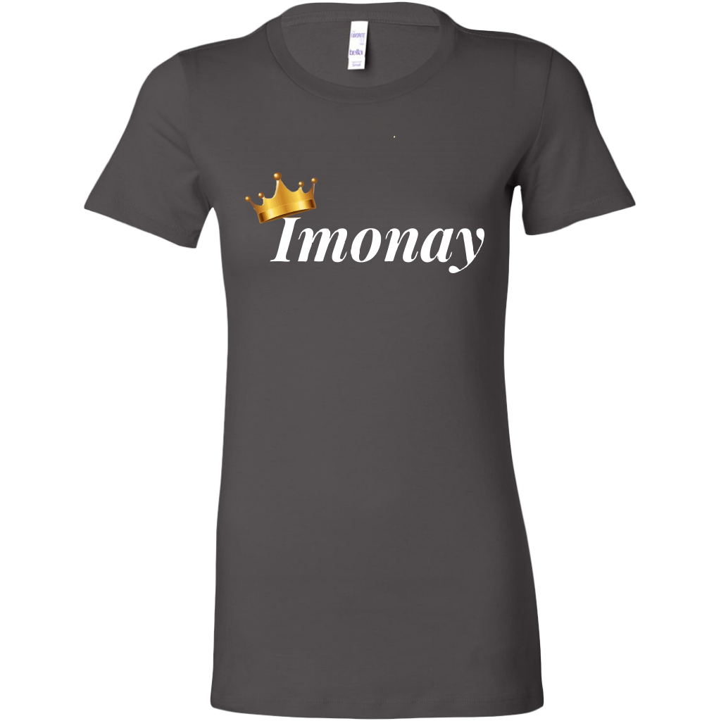 Imonay White Logo Bella T-Shirt