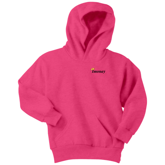 Imonay Logo Kids Hoodie (Bigger Logo-Left Chest)