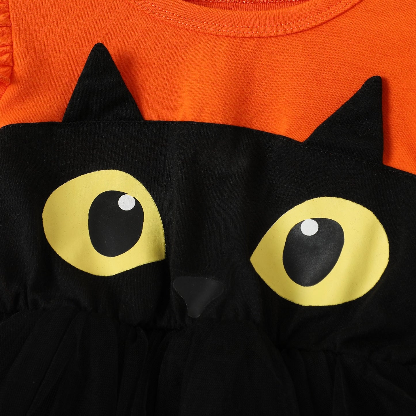 Girls Halloween Cat Dress