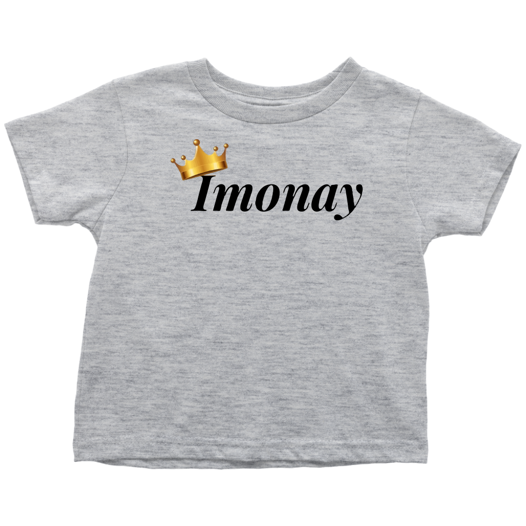 Heather Grey Imonay Logo Toddler T-Shirt