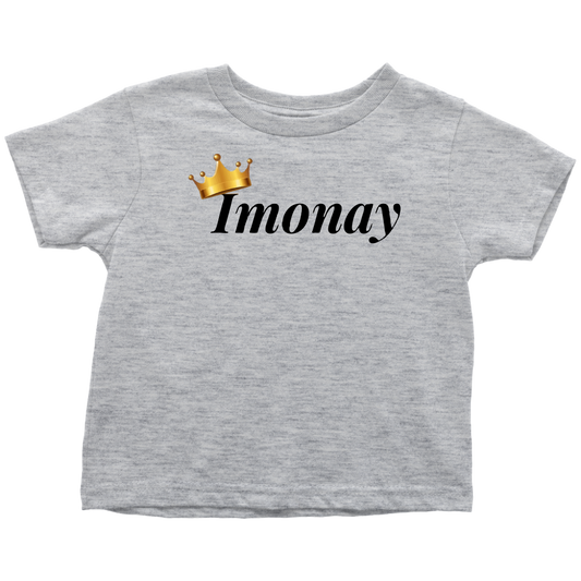 Heather Grey Imonay Logo Toddler T-Shirt
