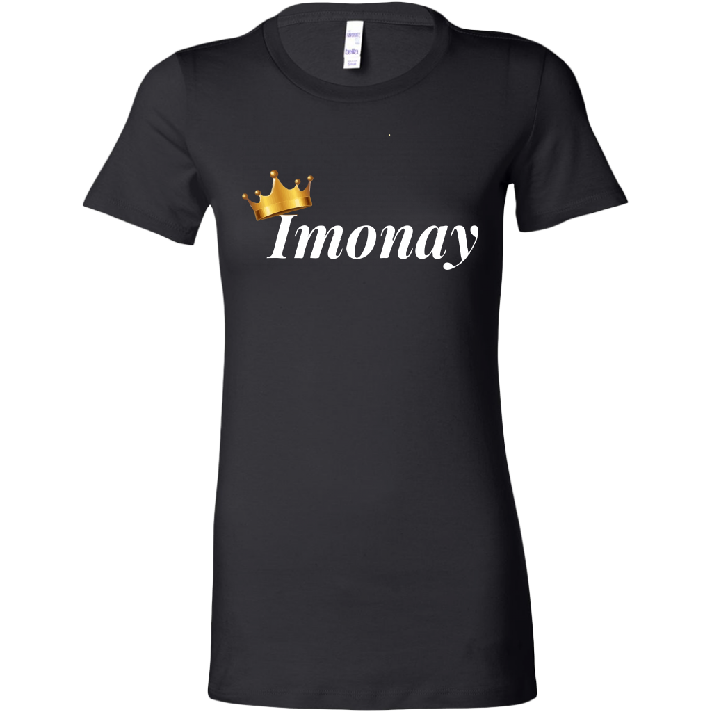 Imonay White Logo Bella T-Shirt