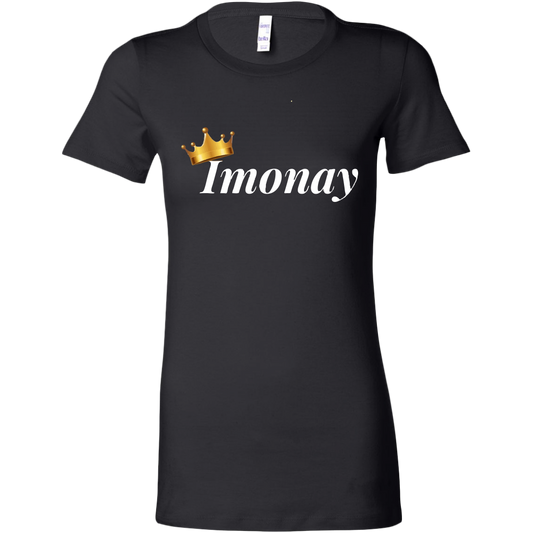 Imonay White Logo Bella T-Shirt