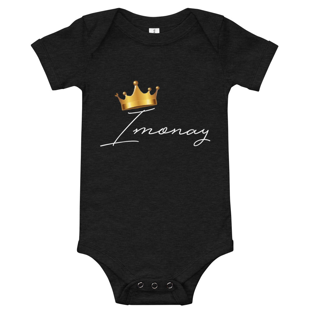 Imonay Baby Onesie (White Logo)