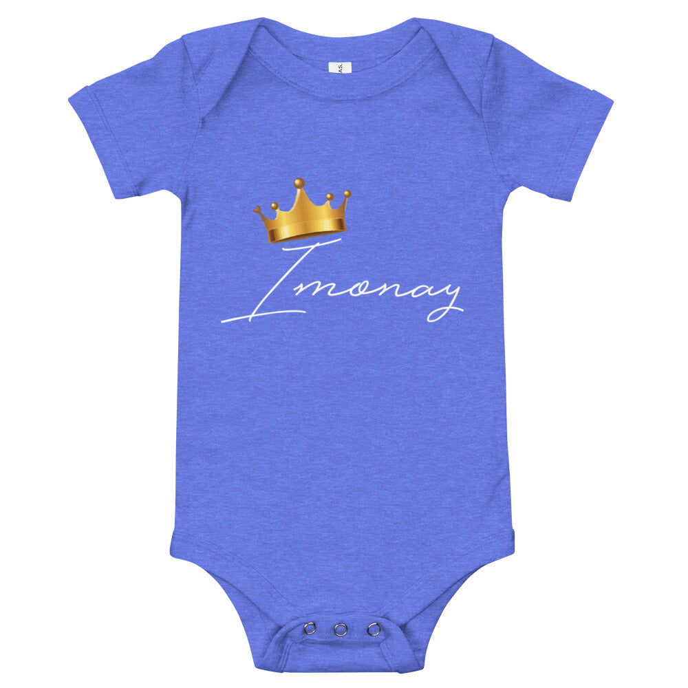 Imonay Baby Onesie (White Logo)