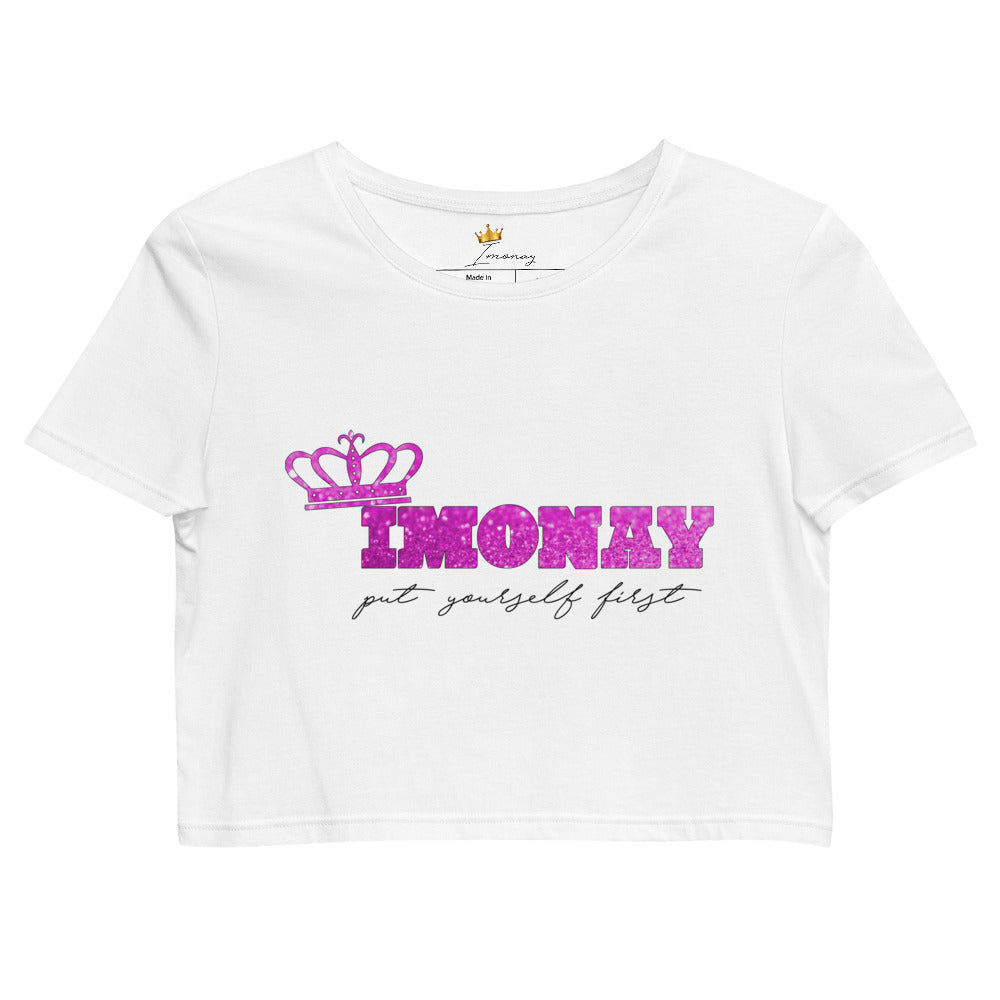 Women's Imonay White Crop Top