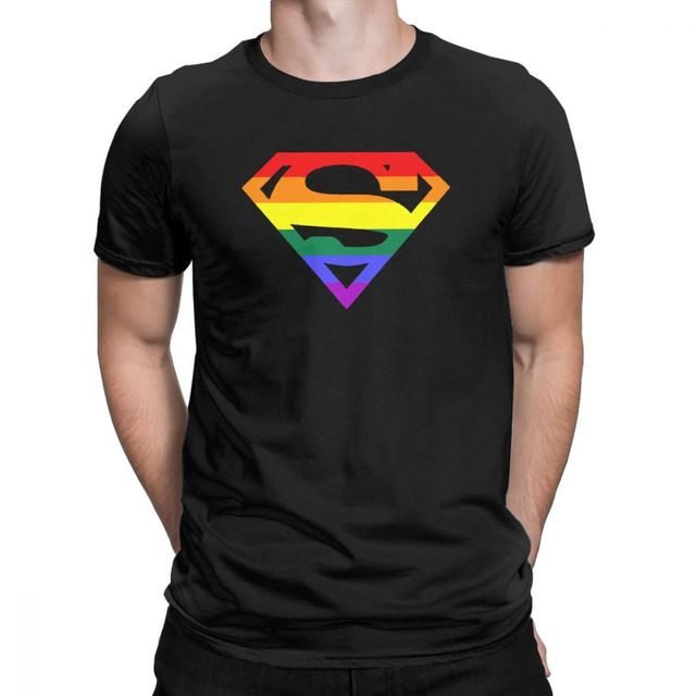 Unisex Rainbow Superman Shirt