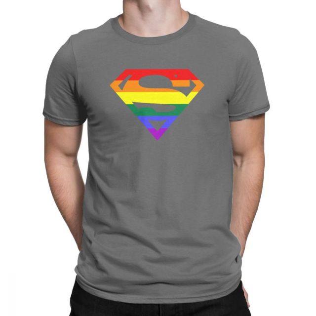 Unisex Rainbow Superman Shirt