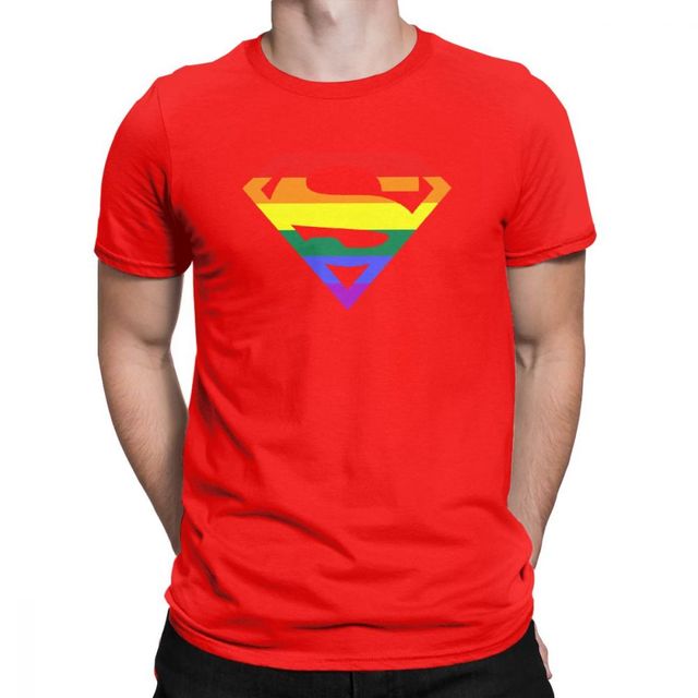 Unisex Rainbow Superman Shirt