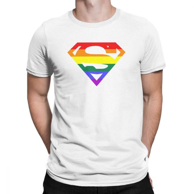 Unisex Rainbow Superman Shirt