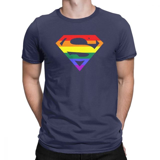 Unisex Rainbow Superman Shirt