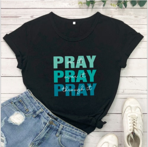 Womens "Pray" T-Shirt