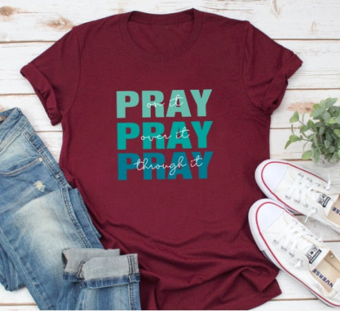 Womens "Pray" T-Shirt