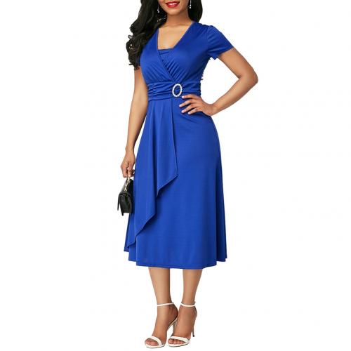 Womens Plus Size Ruffle Dress