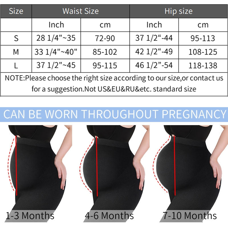 Womens High Waist Maternity Leggings