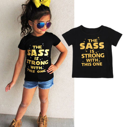 Girls "Sass" Shirt