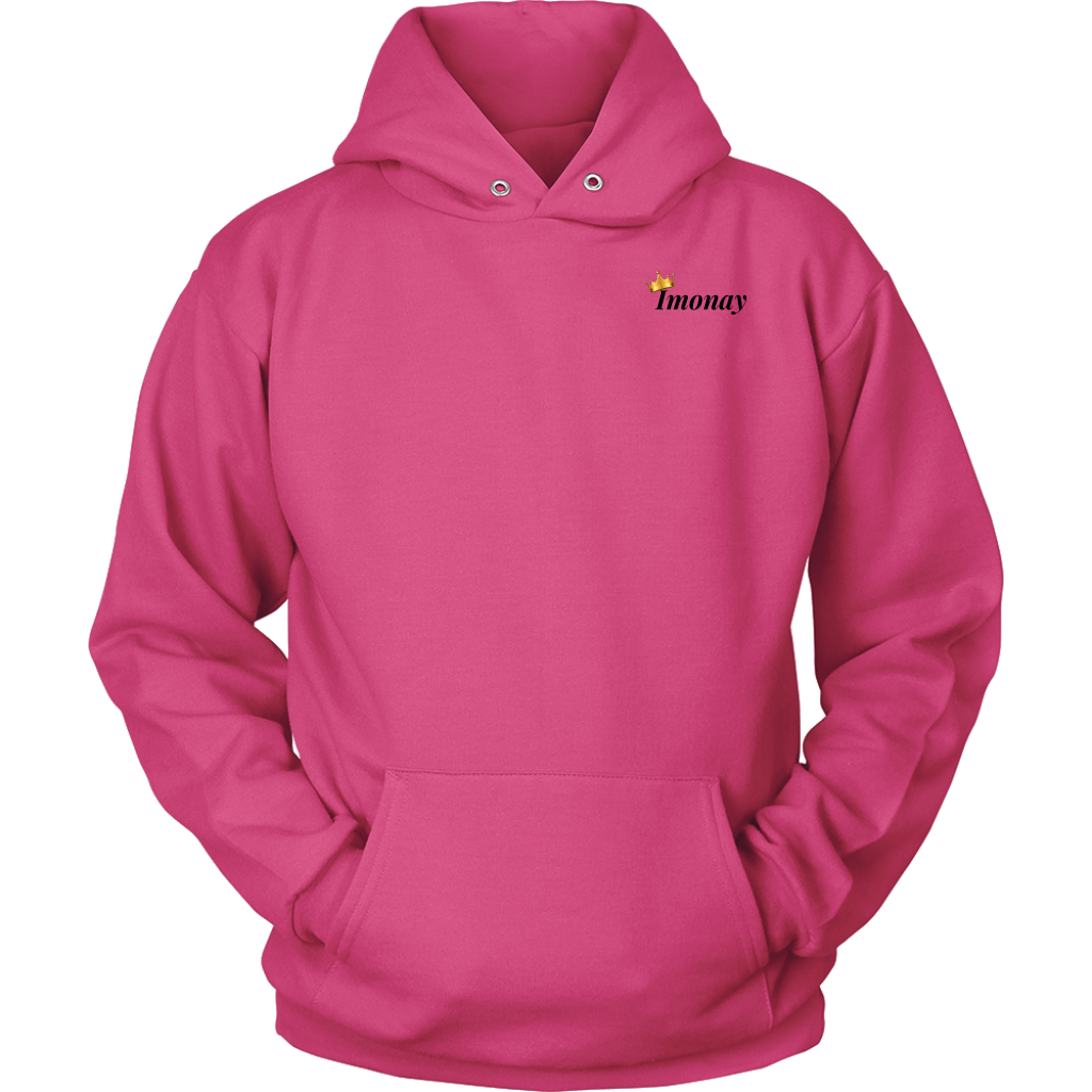 Imonay Logo Unisex Hoodie (Bigger Logo-Left Chest)