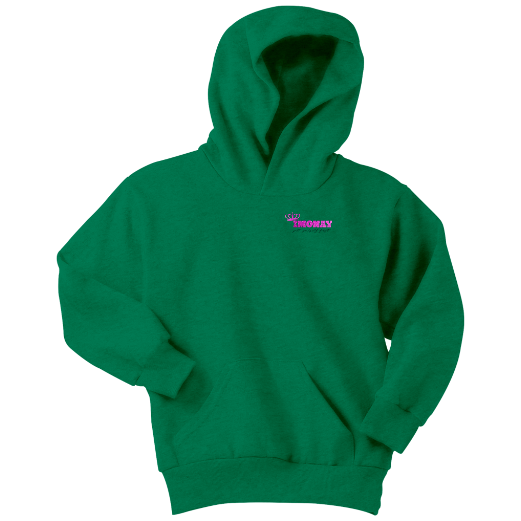 Imonay Specialty Logo Kids Hoodie (Left Chest)