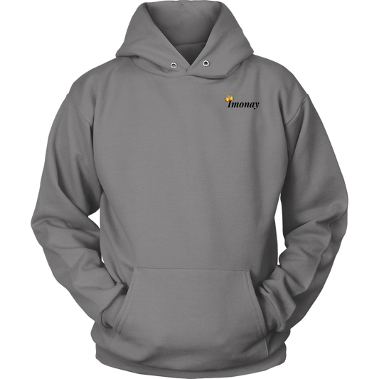 Imonay Logo Unisex Hoodie (Bigger Logo-Left Chest)