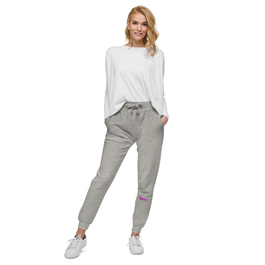 Women's Imonay Fleece Sweatpants (Pink Logo)