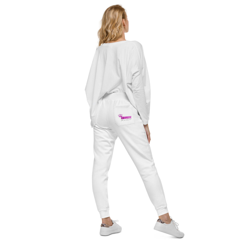 Women's Imonay Fleece Sweatpants (Pink Logo)