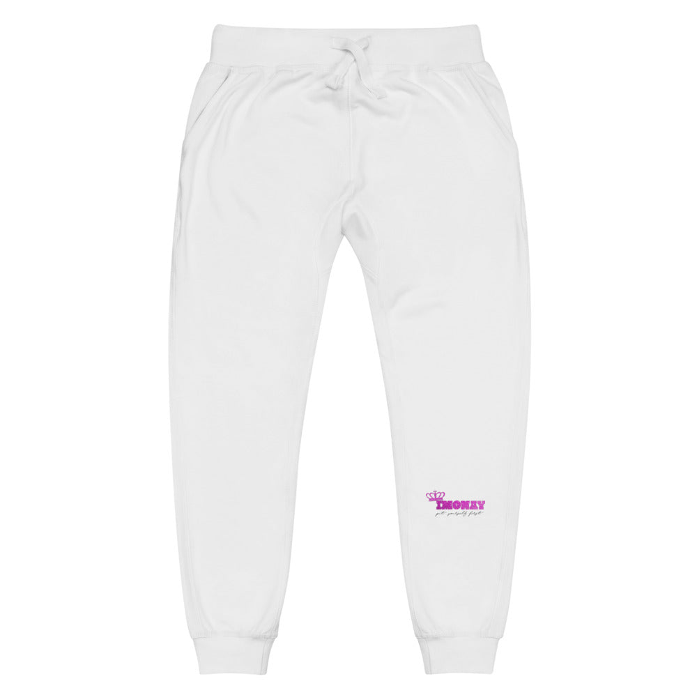 Women's Imonay Fleece Sweatpants (Pink Logo)