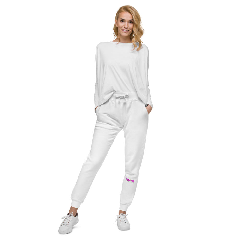 Women's Imonay Fleece Sweatpants (Pink Logo)