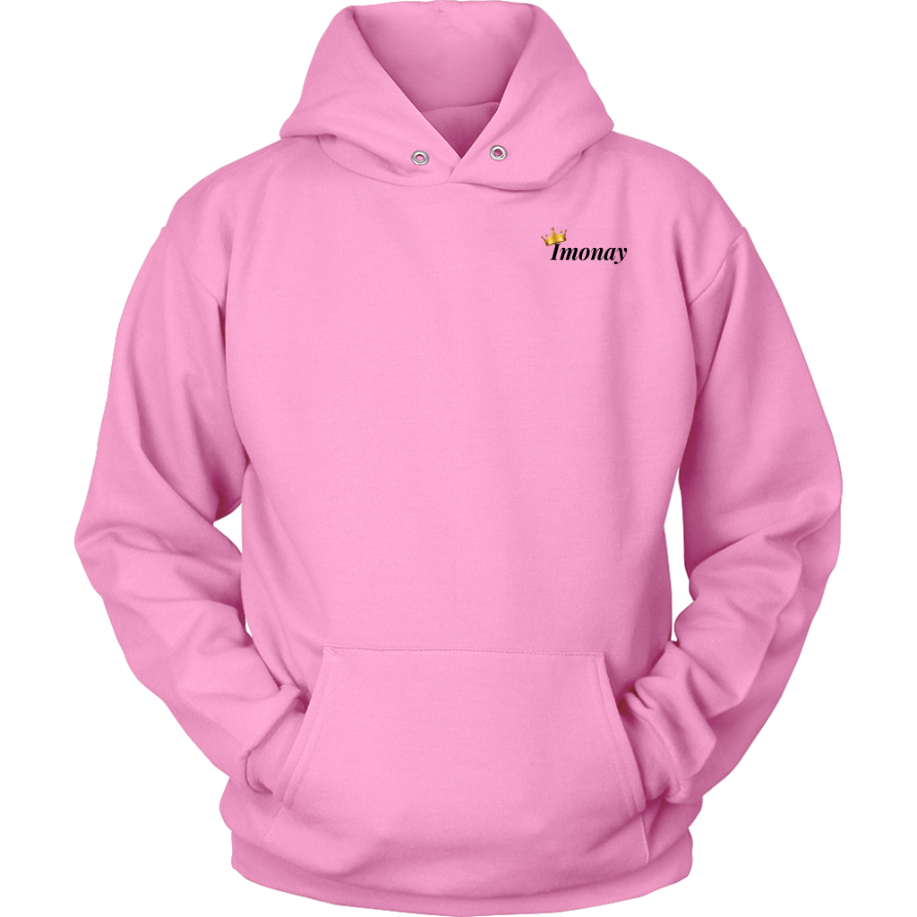 Imonay Logo Unisex Hoodie (Bigger Logo-Left Chest)