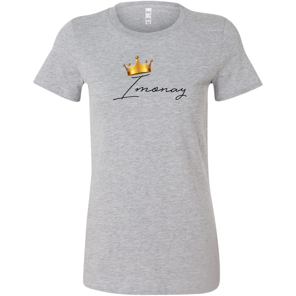 Athletic Heather Grey Imonay Logo Women's Shirt