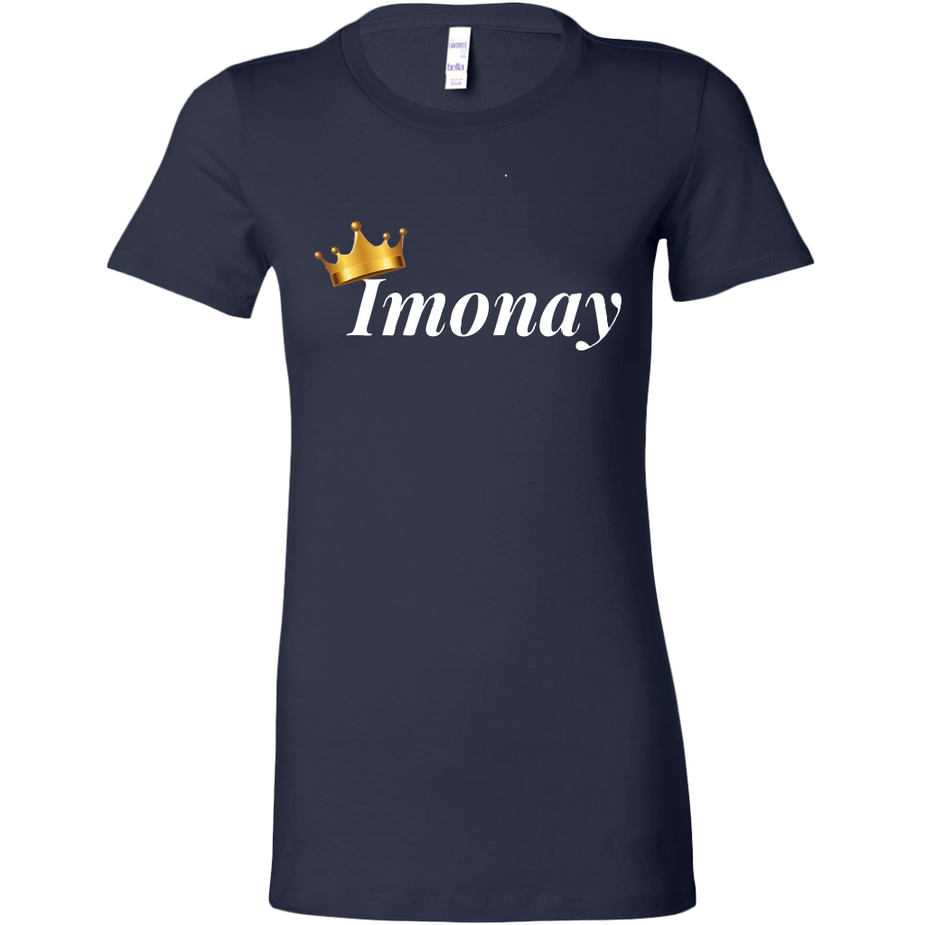 Imonay White Logo Bella T-Shirt